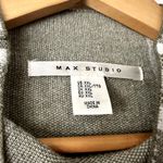 Max Studio Sage Plaid Mock Neck Sweater Sz XL Photo 2