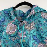 Vera Bradley  Rain Poncho Peacock Garden Hooded Packable NWT SM MED Photo 1