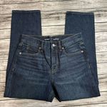 Old Navy  Women's High-Rise Slouchy Straight Crop Button Fly Jeans 0 Blue Denim Photo 0