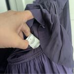Ulla Johnson NWT Purple Mia Blouse Long Sleeve Satin Bustier Peplum Photo 4