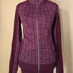 Lululemon  Nice Asana Jacket Ziggy Wee August Glo / Plum Purple Size 2 Photo 0