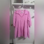 Anthropologie &Merci Pink Gauze Dress Photo 1