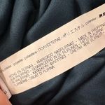 ZARA TRF Emerald Green Satin Cowl Midi Dress S NWT Cold Shoulder Holiday Formal Photo 5