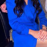 ZARA Blue Blazer Dress Photo 0