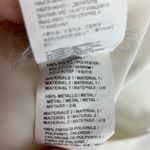 PINKO Ivory Iridescent Sequin Sleeveless Mini Shift Dress Size 6 $784 Cocktail White Photo 10