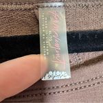 Free People Movement Brown Short Sleeve Cropped Sweater Womens XL Athletic Fall Photo 3