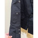 Zadig & Voltaire  Virginia Grunge Military Jacket SIZE 38 US 6 Black Photo 4