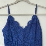 Lulu’s Picture of Perfection Spaghetti Strap Navy Blue Lace Dress Size Small Photo 3