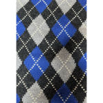 Vintage Casual Connection Lambswool Gray Blue Argyle Sweater Short Sleeve Size L Size L Photo 7