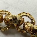 St. John Gold Chain Necklace 46" Palm Beach New York Text Links Statement ✨ Photo 8