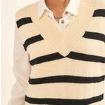 Prómesa NEW Promesa S Oversized V Neck Knit Sweater Vest Sleeveless Tunic Pullover Top Photo 4