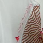 Adidas  Stella McCartney Essentials Graphic Tank Stripe Contrast White Photo 5