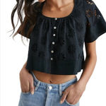 Rails  Bambina Eyelet Crop Top Photo 0
