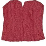Porridge Anthropologie Womens Corset Top Small Vampy Lace Strapless Regencycore Photo 1