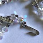 Laguna Aurora Borealis Beaded Double Strand Necklace & Clip On Earrings Photo 4