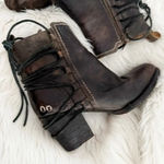 Bed Stu  | Blaire Cobbler Series Ankle Boots Women Distressed Lace Brown | 9.5 Photo 2