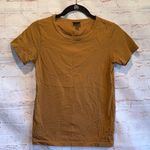 Filson Shirt Womens XS Casual Tan Caramel Crewneck Short Sleeve Basic Tee Photo 0