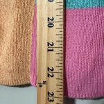 The Eagle’s Eye vintage women’s size large 90’s color block button front sweater Pink Photo 2