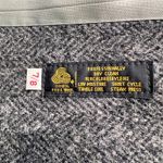 Vtg. Forecaster of Boston Wool Blend Herringbone Double Breasted Trench Coat Gray Size 8 Photo 3