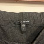 Eileen Fisher Pants Knit Slacks Pull On Elastic Waist Stretch Dark Gray Plus 1X Photo 4