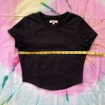 Madewell Heavyweight Jersey Crewneck Tee - True Black | Size XS Photo 3