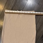 Princess Polly EUC Beige Ribbed Knit Midi Skirt with Side Slit Womens 2 Photo 4