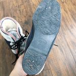 Yodelers • vintage 70s fur trimmed boots black suede faux fur lace up ankle Size 6.5 Photo 9