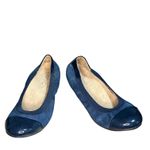 Vionic Spark Tiegan ballet flats in blue suede with cap toe-size 6 Photo 7