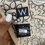 Worthington Ivory Floral Embroidered Midi Pencil Skirt Sz 8 Photo 3