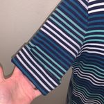 Croft & Barrow  green striped casual short sleeve sheath dress Photo 2