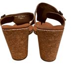 Ralph Lauren Lauren  Ayva Polo Tan Embossed Croc Wedge Sandals Womens Size 11 Photo 6