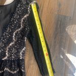 Dolce Vita Black Lace Peplum Top Size L Photo 6