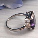 Purple Princess Ring, Size 9 Photo 1