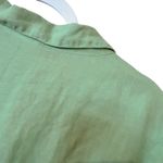 Habitat Tunic Top Green 100% Linen Preshrunk USA XL Minimalist Casual Coastal Photo 10