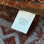 Christopher & Banks Christopher Banks Jacquard Tapestry Blazer Jacket Full Zip Burgundy Womens XL Photo 4