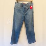 Spanx Straight Leg Jeans Size XL Petite Vintage Indigo NWT Pull On Photo 2