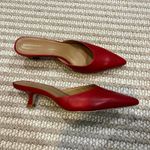 Reformation  Wilda Pointed Toe Kitten Mule Photo 1