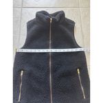 J.Crew  Vest Womens Size XS Black Teddy Zip Preppy Quiet Luxury‎ Classic Capsule Photo 5