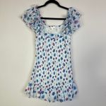 Love Shack Fancy  Kodie Dress Floral Ruffle Smocked Mini Dress Size Small Photo 1