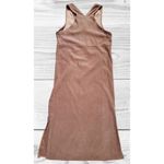 VTG Nina Piccalino Dress Women 10 Maxi Sleeveless USA Lagenlook Giraffe Africa Brown Photo 2