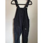 Levi's Black Denim Overalls Bib 29 Medium Boho Grunge Cozy Layers Scandi Preppy Photo 2