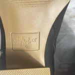 Style & Co Masrinaaf Black Suede Block Heel Booties Size 10M Zip Ankle Boots Photo 8