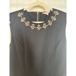 Ted Baker NWOT  Black Joone Skater Dress Rhinestone Embellished Cocktail Mini L Photo 3