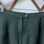 Vintage 1970s Army Uniform Skirt Knee Length Green Size 8 Photo 3
