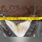 EXPRESS  Tank Top XS – Floral Lace, Ruffle Detail, Stretch Hem Photo 7