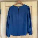 Boden Navy Long Sleeve Sequin Shimmer Blouse Women’s size 10​​ Photo 10