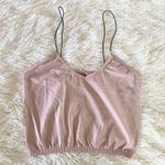 Free People Intimately  Pink Crop Top Medium/Large Photo 0