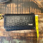 Tous  Womens Wallet Purse Embossed Logo Bear Black Leather  Photo 2