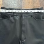 House Of CB  Cora Black Matte Vegan Leather Stretch Pants Size Medium Photo 5
