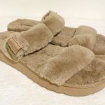 Koolaburra by Ugg UGG Koolaburra Size 11 Tan FURR-AH -Strap Buckle Slide Sandal Shoe Photo 3